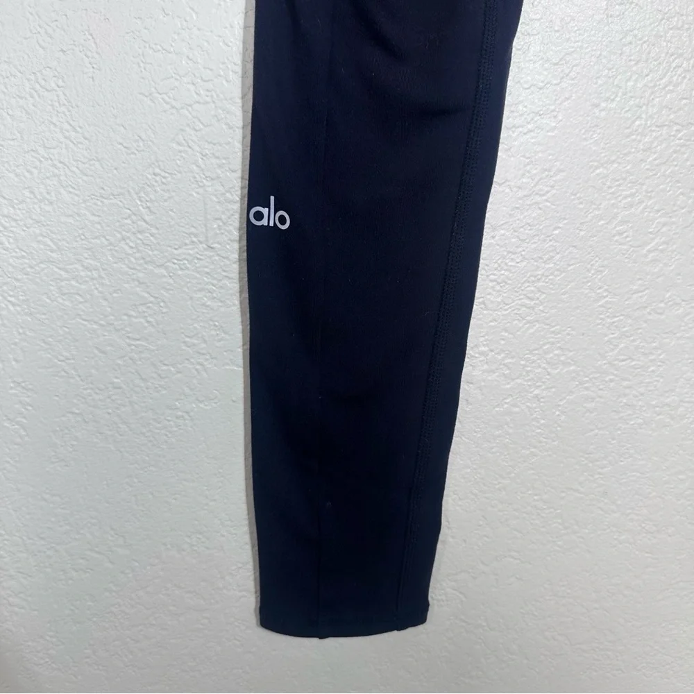 Alo Yoga 7/8 Checkpoint Drawstring Jogger in Black Size XXS